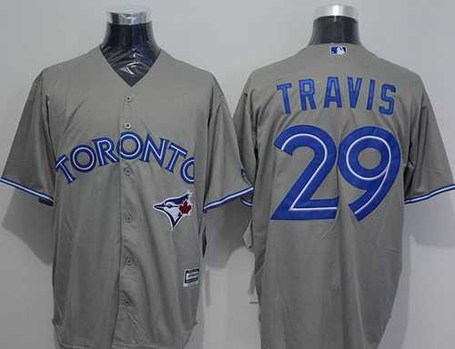 Toronto Blue Jays #29 Devon Travis Gray New Cool Base Stitched Jersey,We sell and wholesale Toronto Blue Jays #29 Devon Travis Gray New Cool Base Stitched Jersey on line form chian!